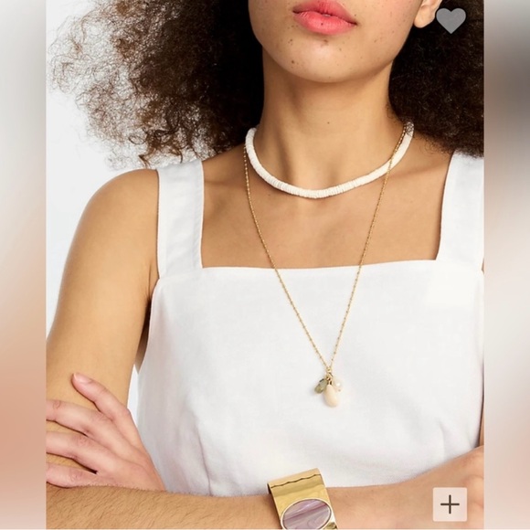 NWT J.Crew square neck a line white linen blend dress - Picture 3 of 7